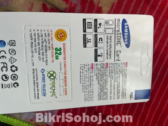 Samsung 32gb micro SD card ( 11 months warranty left )